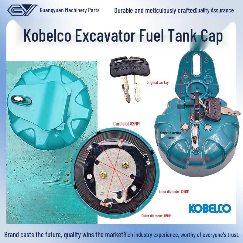 Крышка топливного бака экскаватора Kobelco для моделей серии 60-350