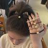 2025 Korean Chic Bead Hair Tie: Gentle On Hair, Perfect for Summer Ponytails