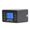 Цифровое зарядное устройство USB 50 Вт, 8 портов QC3.0 PD, быстрая зарядка, несколько зарядных станций USB 100?Вилка 240 В, США