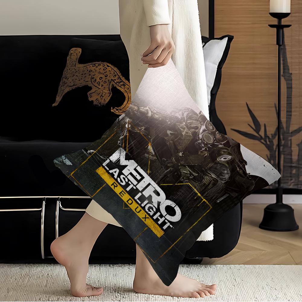 M-Metro 2033 Аниме Видеоигра Наволочка Мультяшный Подарок Чехол для Подушки Спальня Дом Диван Стул Сиденье Декор Наволочка