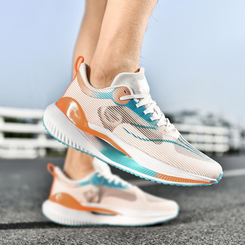 Men's Running Shoes Breathable Man Sports Sneakers Lace Up Comfort Casual Walking Shoes Athletic Training Footwear