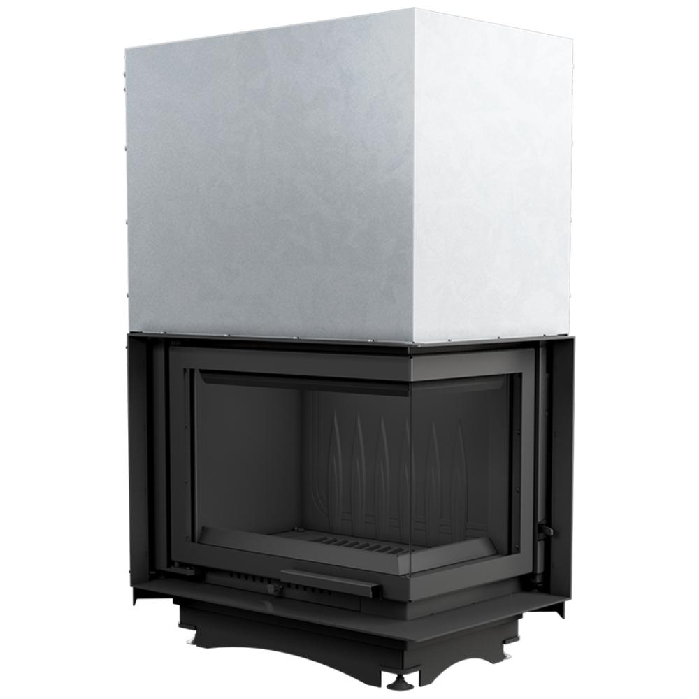 Чугунный камин KRATKI MAJA правый 8 кВт Ø 150 подъемный