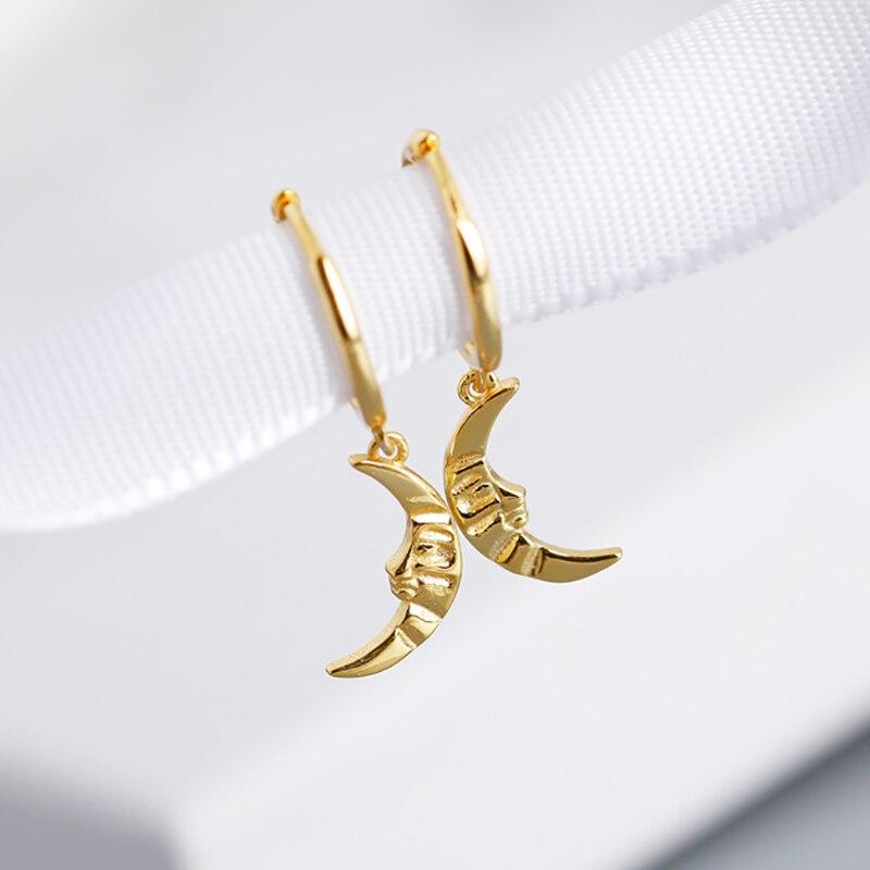 100% 925 пробы серебро маленькие круглые золотые молнии циркониевые серьги-кольца клипсы для женщин Pendientes геометрические