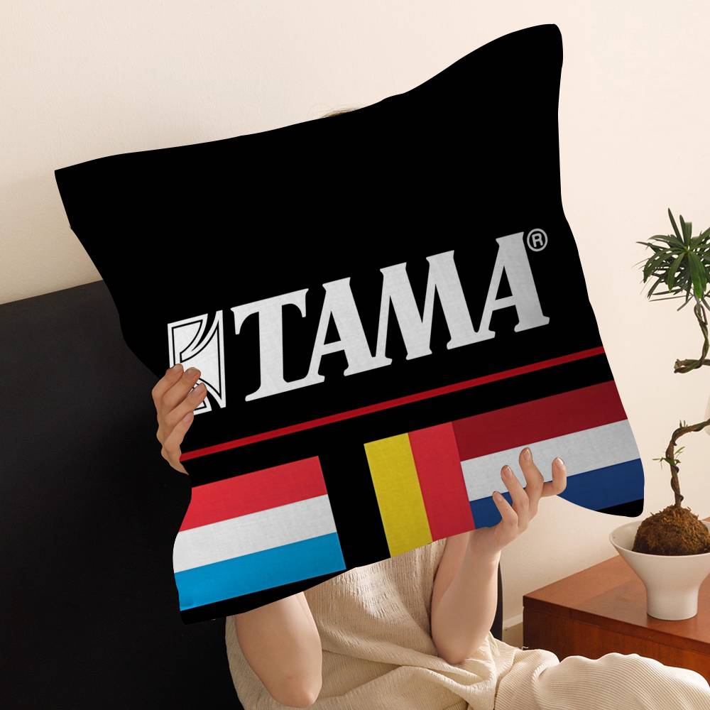 Стильная наволочка для подушки T-TAMA Drum с мультяшным принтом, Подарочная наволочка для подушки, Декор для спальни, дома, дивана, стула, сиденья, наволочка