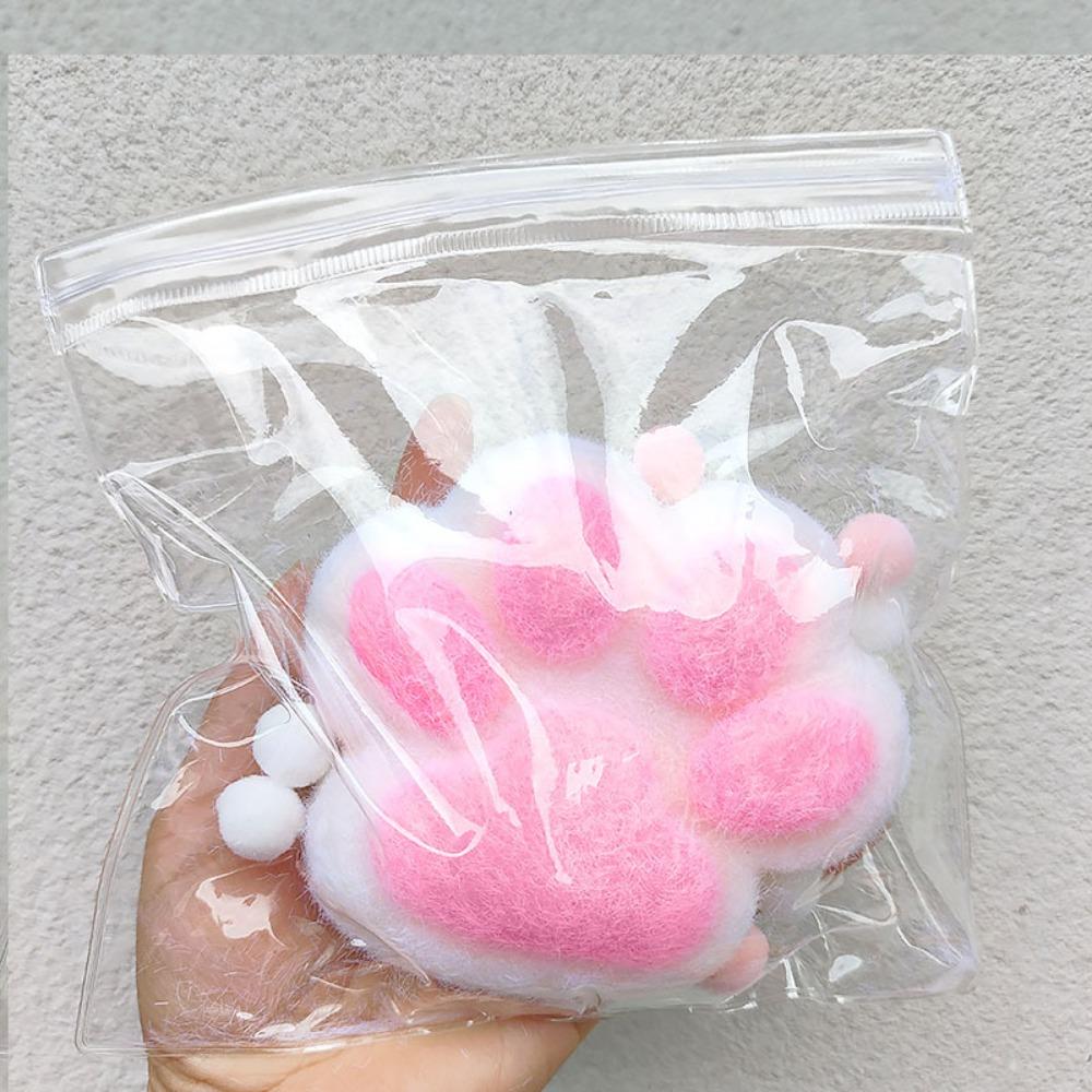 Transparent Rainbow Cat Claw Squeeze Toy Soft Pinch Decompression Toy Practical Jokes