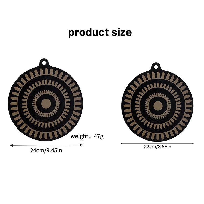1 шт. коврик для индукционной варочной панели, термостойкие защитные коврики для варочной панели с меняющим цвет дизайном, толстые чехлы для варочной панели, силиконовые коврики для варочной панели