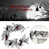 Halloween Artificial Tree Branches Decorative Hangings Ornament Simulated Rose Decoration Plastics Ornament 180cm