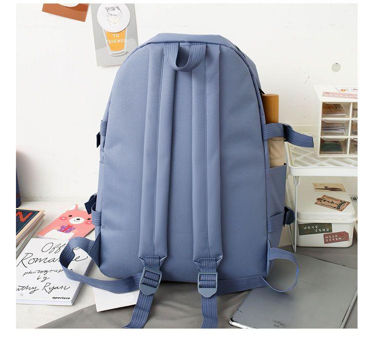 Сумка студенческий легкий рюкзак маленький свежий милый рюкзак для девочек и мальчиков большой емкости школьный портфель для старшей школы