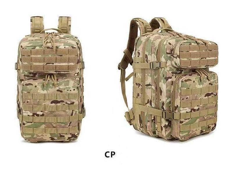 45 л Камуфляжный Тактический Спортивный Рюкзак для Альпинизма: Рюкзак штурмовой 3P большой вместимости