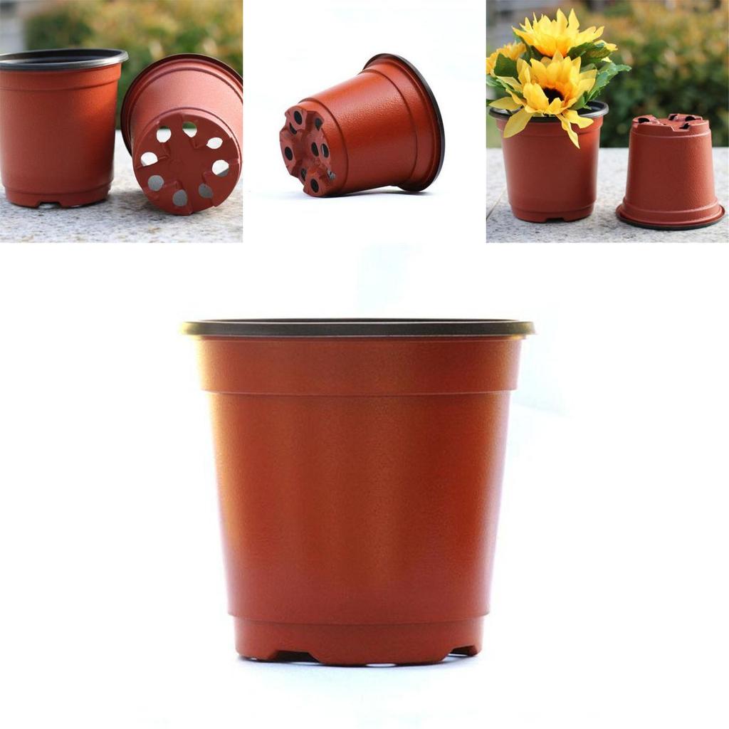 10/50/100 шт. Пластиковые держатели для рассады, цветочные горшки со сбалансированными дренажными характеристиками**