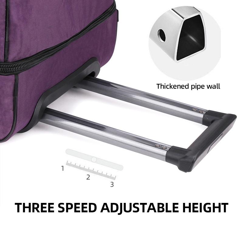 Оксфордский холст дорожная сумка на колесах Компактный водонепроницаемый складной багаж большой вместимости унисекс