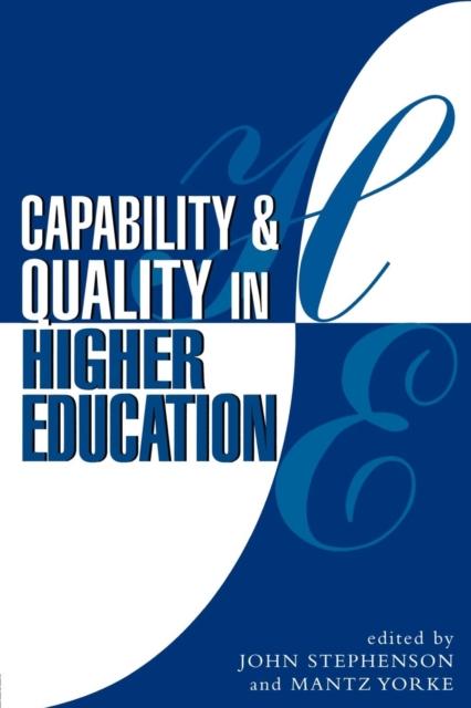 The Capability and Quality In Higher Education Book