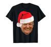 President Trump Wearing a Santa Hat Christmas Holiday T-shirt