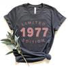 1970 To 1979 Limited Edition Unisexs Tshirt Vintage 1975 Birthday Tee 1970 To 1979 Born Tee Top Ladies 50th Birthday Tshirts