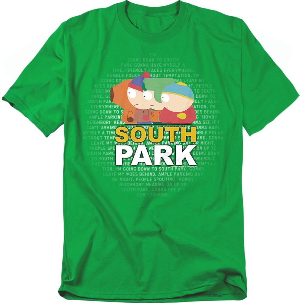 South Park Unisex Adult Lyrics T-Shirt