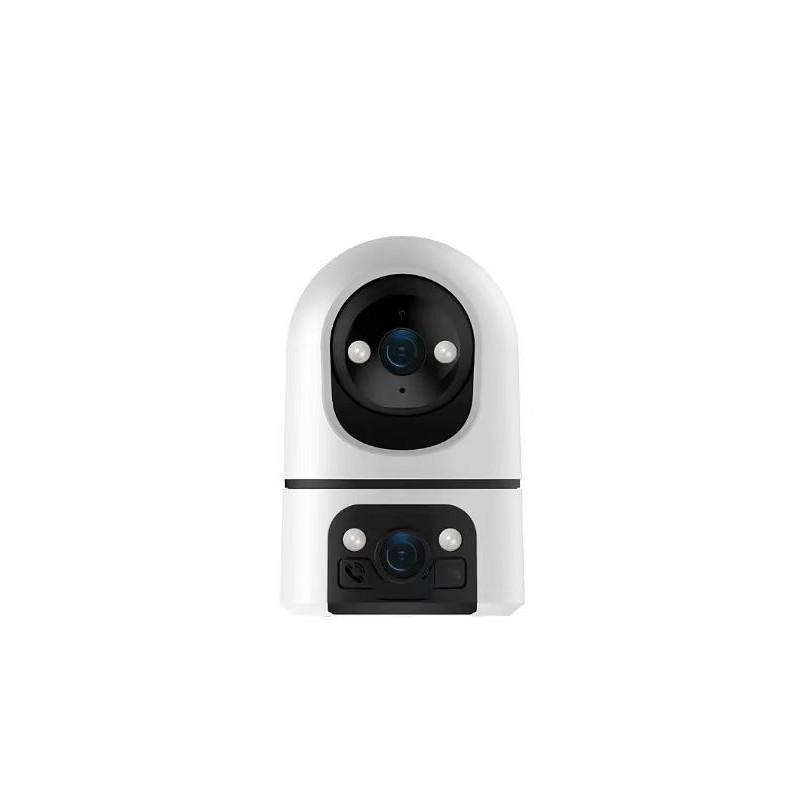 High-Definition 2K Dual-Screen Indoor WiFi Camera with One-Key Call and Pan-Tilt Feature