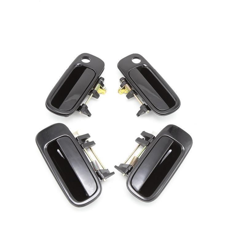 Комплект из 4 черных наружных ручек двери FL FR RL RR для Toyota Camry 1992 1993 1994 1995 1996 69240-33010 69220-33020 2.2L 3.0L