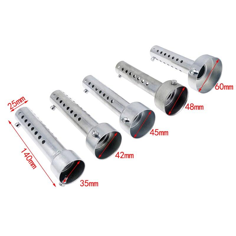 Универсальный мотоциклетный серебряный глушитель выхлопа DB Killer, глушитель, перегородка, вставка, серебряный шумоподавитель