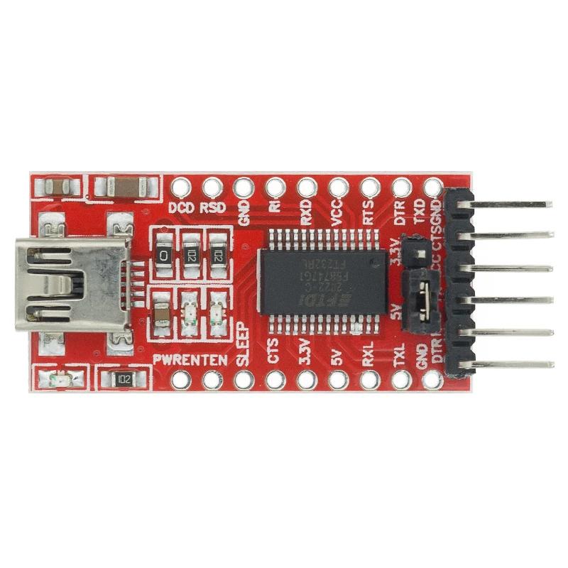 FT232RL FTDI USB 3.3V 5.5V к TTL последовательный адаптерный модуль для Arduino FT232 Pro Mini USB к TTL 232