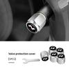 5pcs Car Wheel Tire Air Valve Protection Cap Dust Stem Cover For Hyundai Sonata i30 i20 Tucson Elantra Kona N Line u1