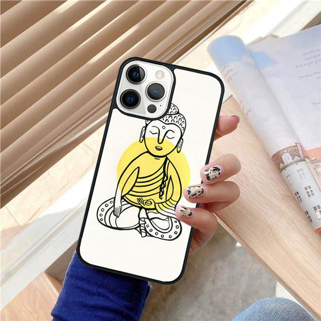 Отпусти Это Дерьмо Будда Ракушка Чехол Для iPhone 17 Air 15 16e 14 13 12 Pro Max 11 Pro Max Plus Чехол для Телефона