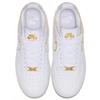 Nike Air Force 1 Low White Gold Swoosh Women's Sneakers AO2132-102