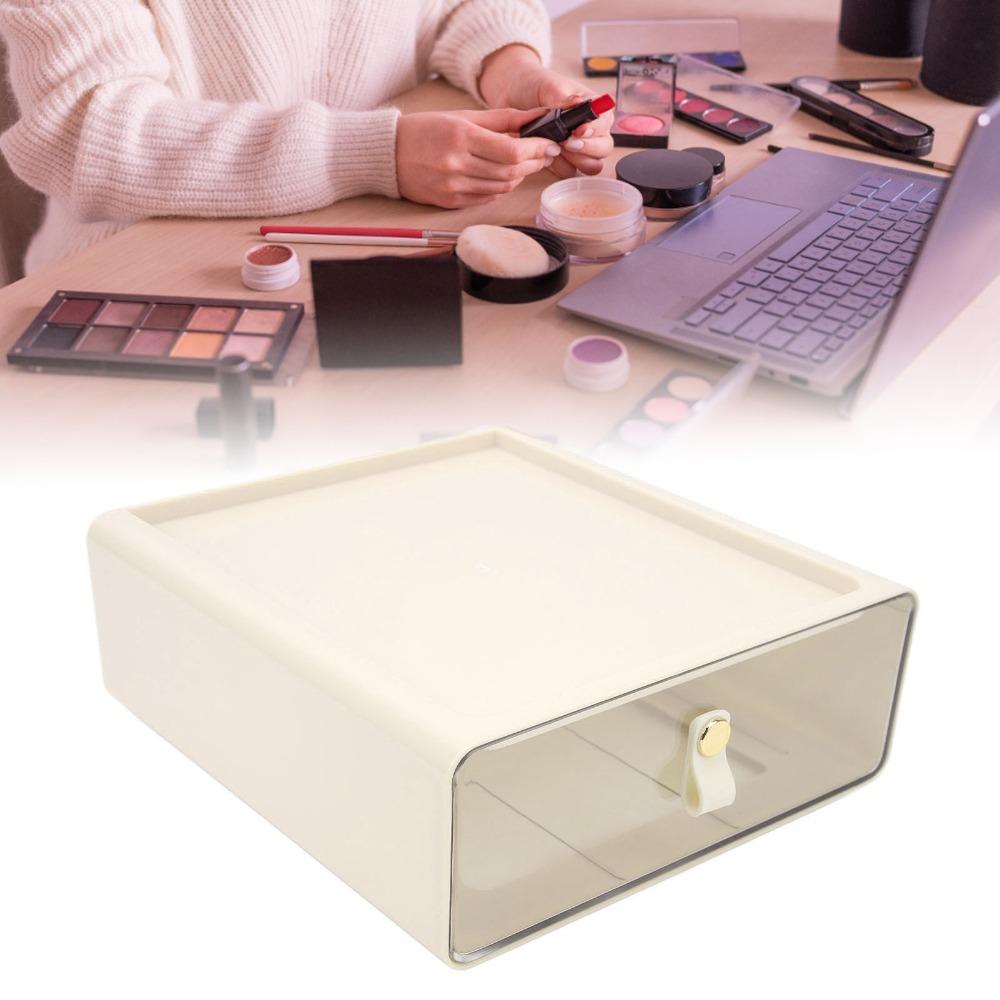 Transparent Material Drawer Storage Box Large Capacity Stackable Storage Bins Home