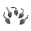Plush False Mouse Cat Pet Toys Soft Long-haired Tail Mice Toys Grey Plush Mouse Cat Toy  Playing