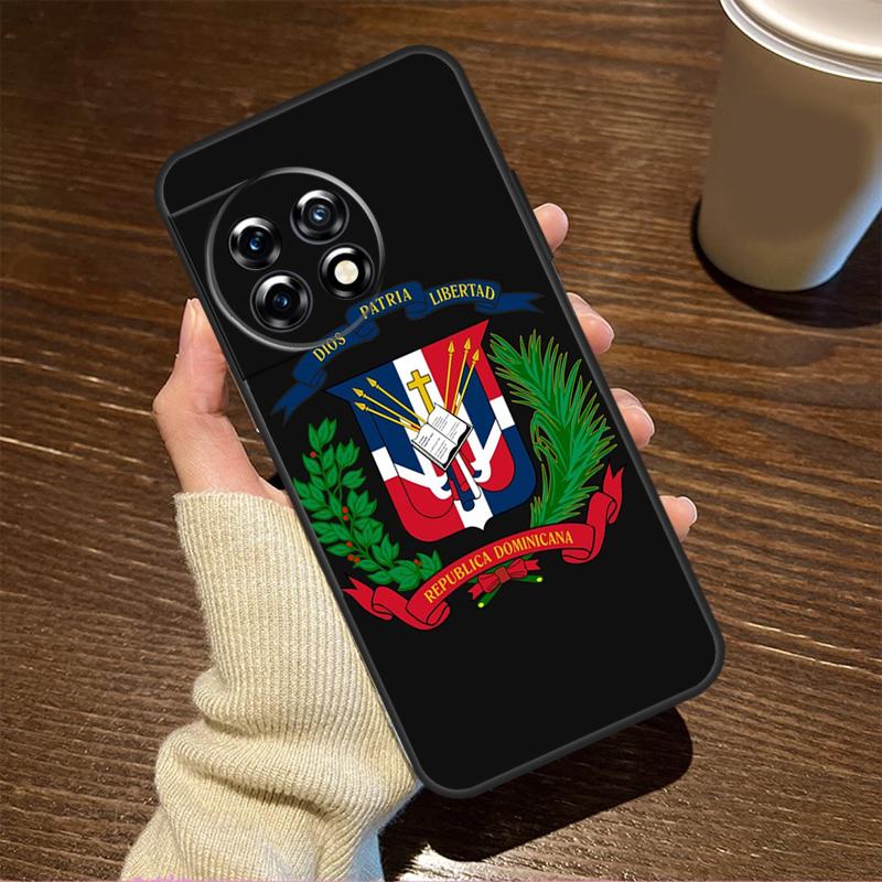 Флаг Доминиканской Республики Для OnePlus 15R 13 12 11 9 Pro 12R 13R 10T 13T Чехол Для OnePlus Nord 5 CE 2 3 4 Lite N20 N30
