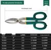 SATA Tools Нержавеющая сталь Ножницы по металлу/Листовые ножницы (Модели 93302-93306)