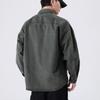 Dark Gray Japanese Retro Multi-Pocket Tooling Casual Jacket Men'S Loose Large Size Jacket Denim Trendy