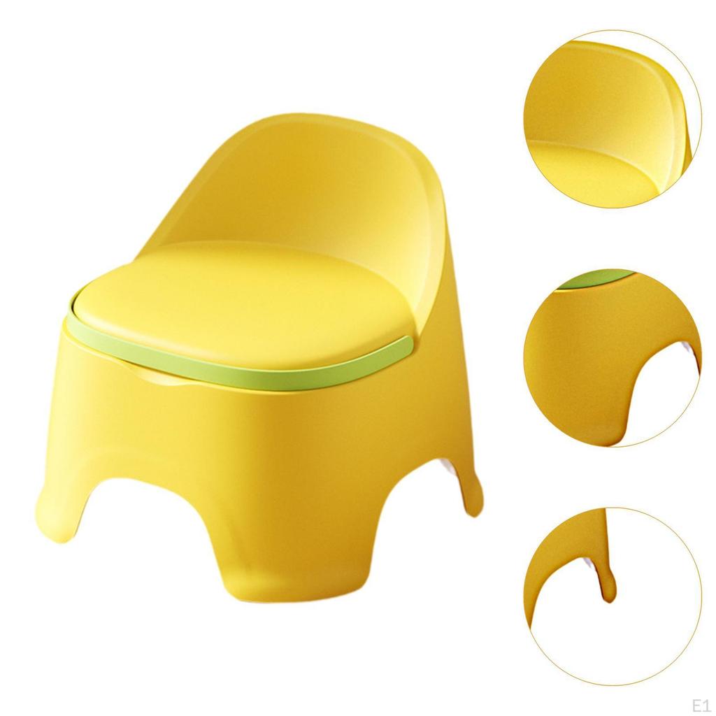 Подставка для ног для ребенка с поддержкой спины и ручкой для легкой смены обуви у кровати