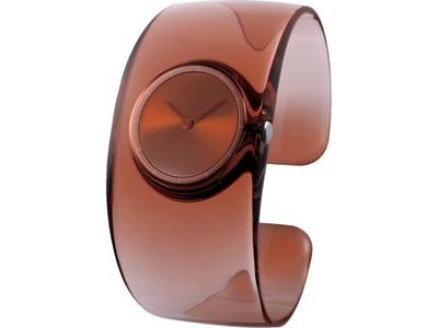 ISSEY MIYAKE NY0W006 Коричневые кварцевые часы с браслетом «O», дизайн Токуджина Ёсиоки