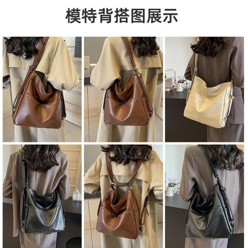 Сумка большой вместимости женская новая модная универсальная на плечо, сумка-мессенджер премиум-класса, сумка-тоут, рюкзак