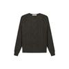 Essentials FW22 Cable Knit Sweater Unisex Tops Charcoal-Black FOG-FW22-177