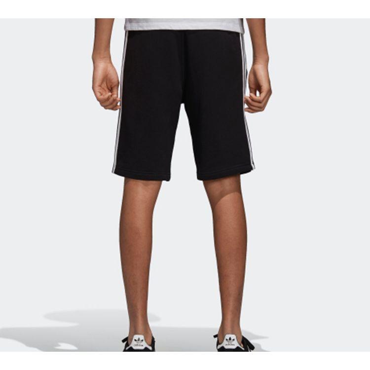 adidas Мужские шорты Originals с 3 полосками, черные DH5798