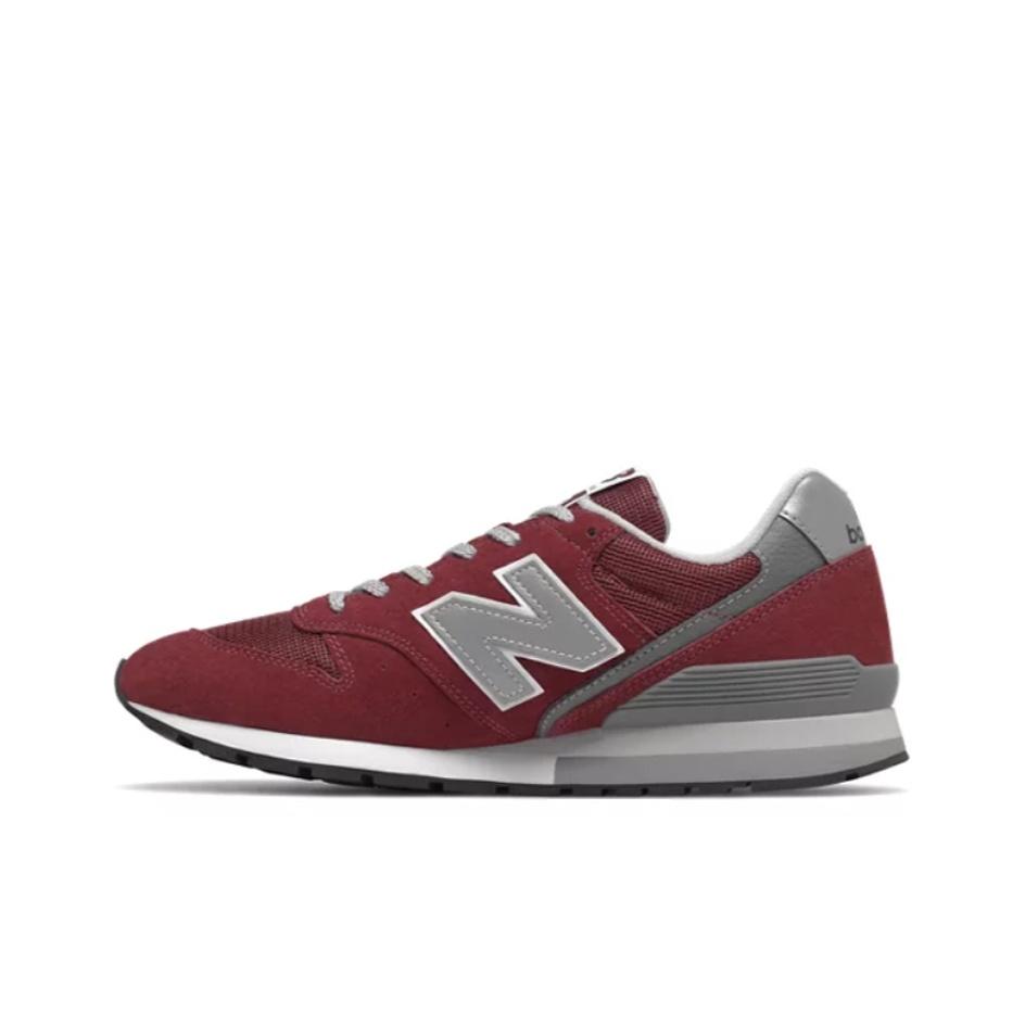 New Balance Nb 996 Спортивные Повседневные Низкие Беговые Кроссовки Унисекс Кроссовки Бордовый CM996BJ