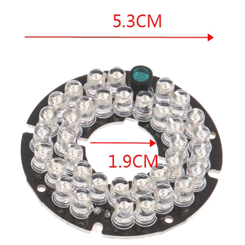 Ir 36 Led Light Board Инфракрасная лампа Модуль платы для дневного ночного видения Камера безопасности Высокое разрешение Ir Led 90 градусов