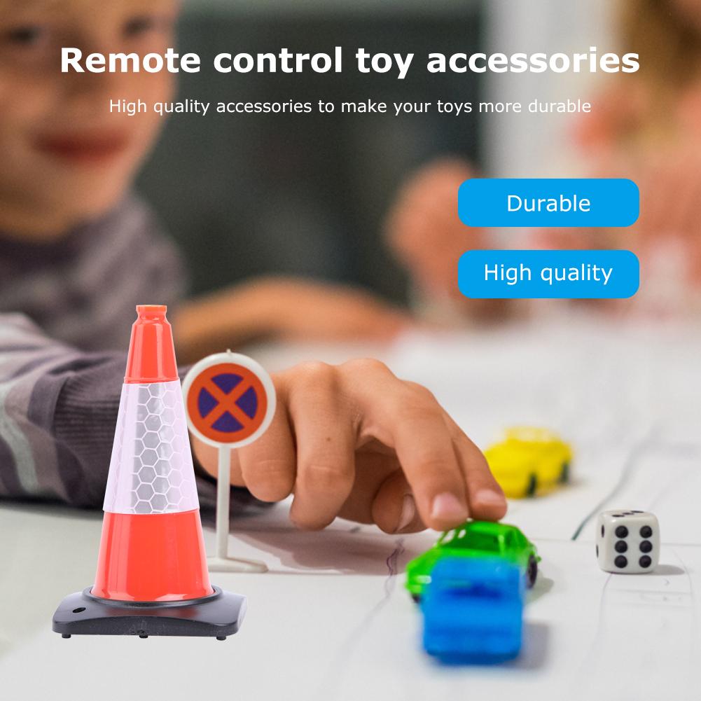 Road Cone Barricades Warning Sign Reflective Traffic Cone Facility for Kids Children Christmas Birthday Gifts