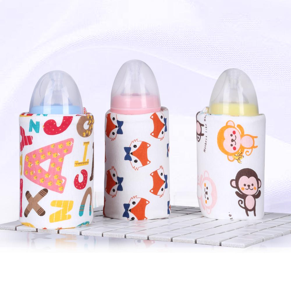 USB Bottle Warmer Heater Sleeve 40℃ Constant Temperature Portable Milk Heating Insulation Feeding Bottle Cover Coffee Tea Mug Beverage Warming Bag He