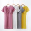 Maternity Nursing Dress Summer Postpartum Moms Breastfeeding Dress Clothes for Pregnant Women  Autumn Pregnancy Feeding Dress