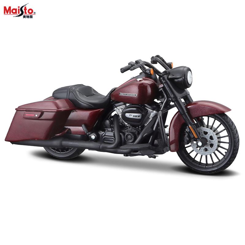 Майсто 1:18 Различных стилей Мотоцикл Harley-Davidson 1999 FLHR Road King Красный Сплав Модель Мотоцикла Игрушечная Машина Коллекция