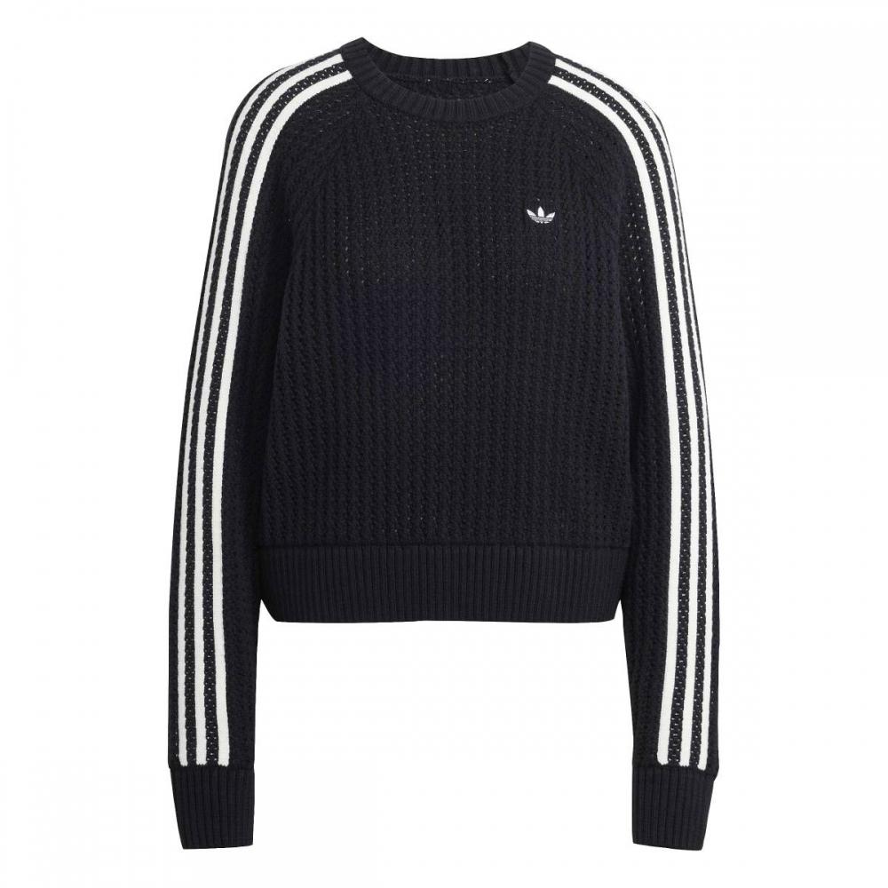 Adidas Knitted Crew Sweatshirt Off White Jd0905