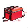 Термосумка на вынос, красная изолированная многоразовая водонепроницаемая портативная коробка-холодильник для пиццы
