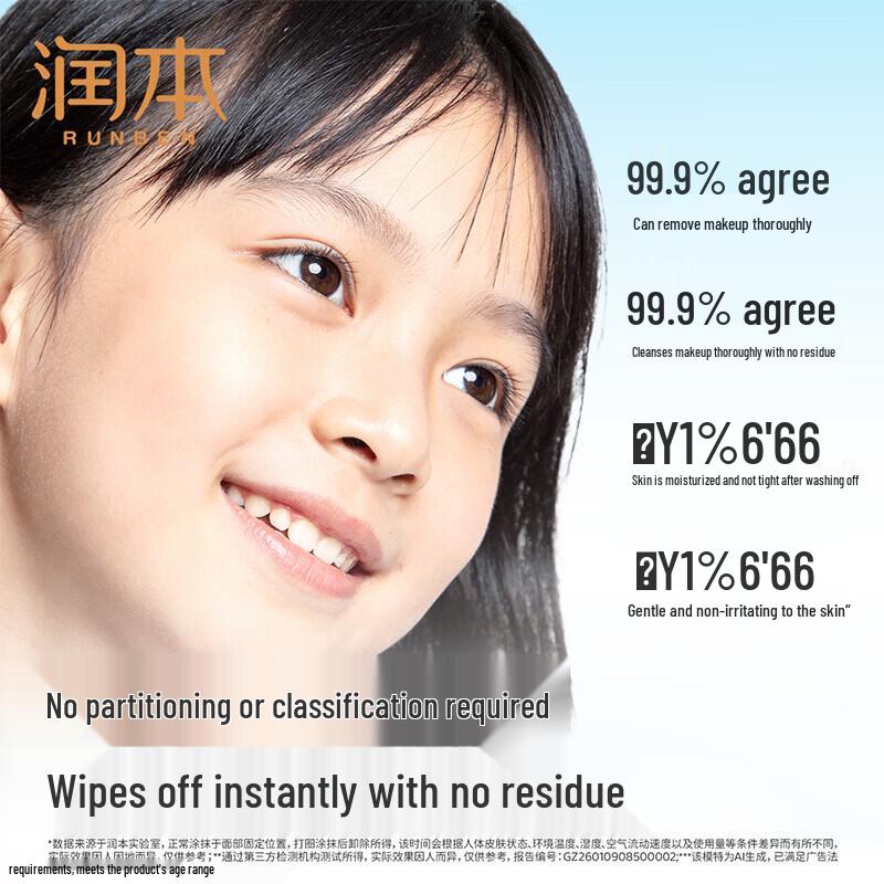Runben Kids Amino Acid Cleansing Cream Twin Pack
