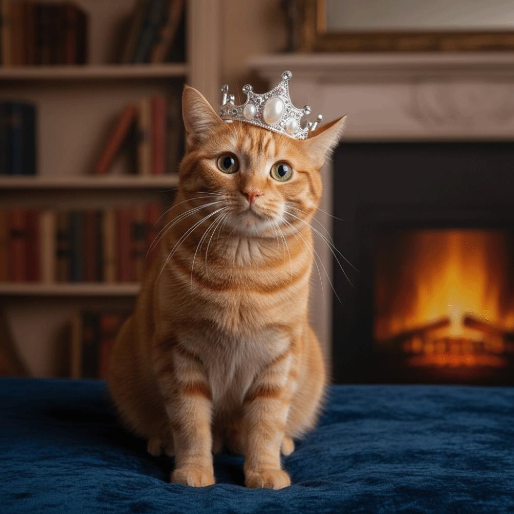 Adjustable Pet Crown Headdress Shining Cat Princess Crown Cute Pet Party Decorations  Pet Show
