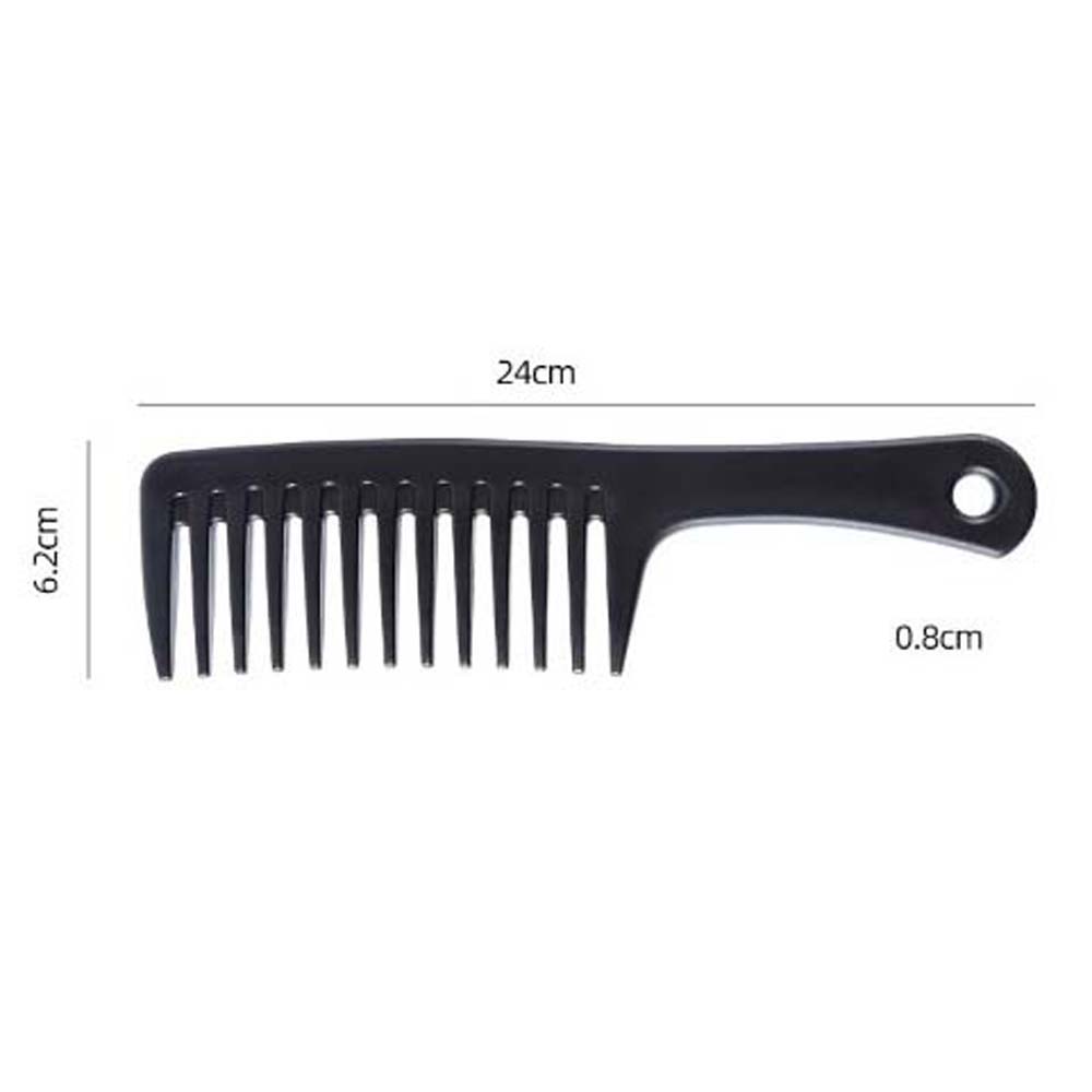 Heat Resistant Wide Tooth Comb Hair Accessories Wide Curly Hair Brush Portable Unisex