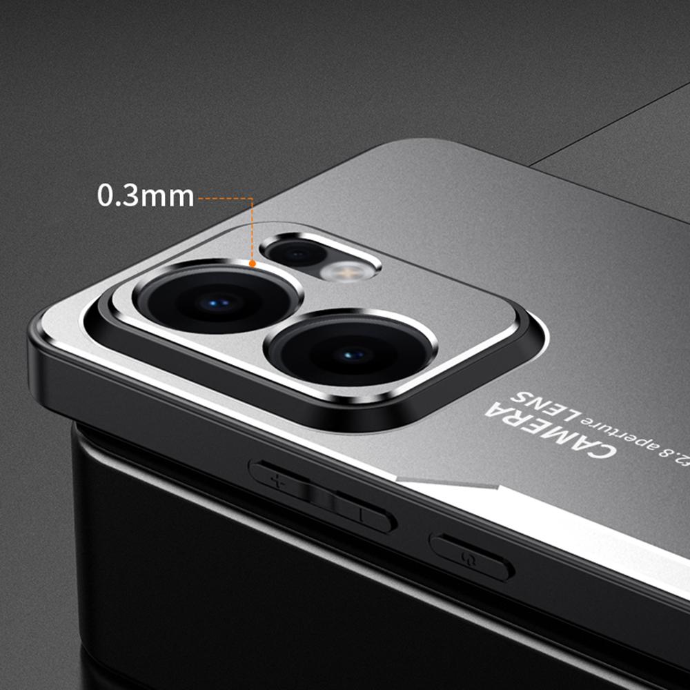Для телефона Oppo Reno14 F 5G Чехол Алюминиевый сплав ТПУ ПК Задняя крышка