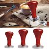 Powder Hammer Coffee Distributor Wood Handle Espresso Coffee Tamper 51mm/53mm/58mm Pressure Tamper