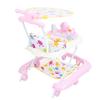 Baby Activity Walker Multi Functional Anti Drop Light Musical 8 Wheels Infant Activity Walker